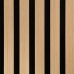 Paneles acústicos de pared 8 uds listones 60,5x60 cm