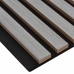 Paneles acústicos de pared 8 uds listones 60,5x60 cm