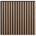 Paneles acústicos de pared 8 uds listones 60,5x60 cm