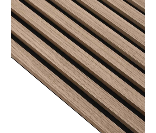 Paneles acústicos de pared 8 uds listones 60,5x60 cm