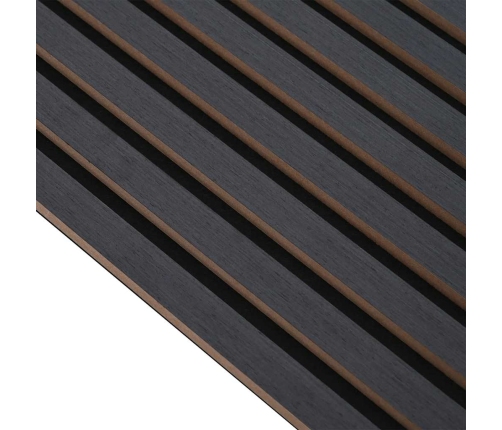 Paneles acústicos de pared 8 uds listones 60,5x60 cm