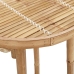Mesa de bar para exterior redonda de bambú Ø55x100 cm
