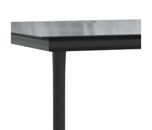 Juego de comedor de jardín 7 pzas con cojines ratán PE marrón