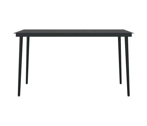 Juego comedor jardín 5 pzas cojines ratán sintético vidrio gris
