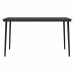 Juego comedor jardín 5 pzas cojines ratán sintético vidrio gris
