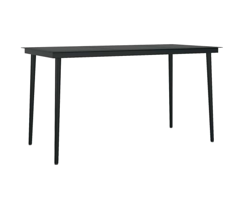 Juego de comedor jardín 5 piezas cojines ratán sintético marrón