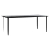 Juego comedor jardín 9 pzas cojines ratán sintético vidrio gris