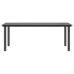 Set de comedor de jardín 7 piezas cojines ratán sintético negro