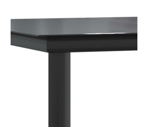Juego de comedor jardín 5 piezas cojines ratán sintético marrón