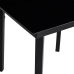 Juego comedor jardín 5 pzas cojines ratán sintético vidrio gris