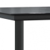 Juego comedor jardín 5 pzas cojines ratán sintético vidrio gris