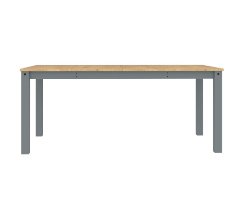 Juego de comedor Panama 4 pzas madera maciza de pino gris