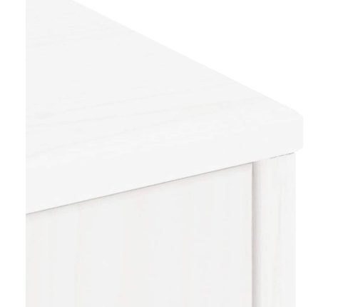 Armarios auxiliares 4 uds "ODDA" blanco 40x24x79 cm