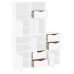 Armarios auxiliares 5 uds "ODDA" blanco 40x24x79 cm madera pino