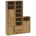 Armarios auxiliares 5 uds "ODDA" 40x24x79 cm Madera maciza pino