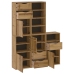 Armarios auxiliares 5 uds "ODDA" 40x24x79 cm Madera maciza pino