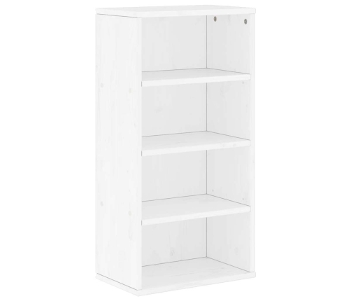 Muebles de TV 5 uds. con almacenaje "ODDA" blanco madera pino