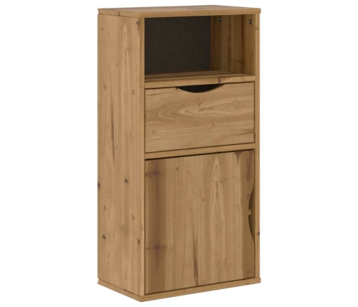 Muebles de TV 4 uds. con almacenaje "ODDA" madera maciza pino