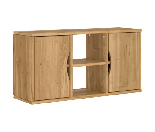 Muebles de TV 4 uds. con almacenaje "ODDA" madera maciza pino