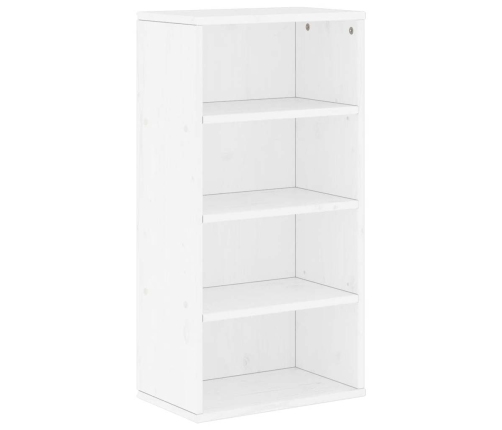 Muebles de TV 5 uds. con almacenaje "ODDA" blanco madera pino