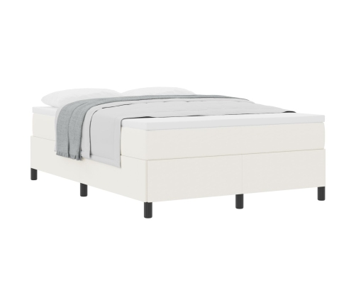 Marco de Cama  Crema 140x190 cm Tela de Pana