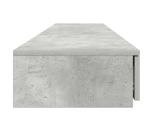 Cajones de Cama  Gris Concreto 200x36,5x16,5 cm Madera Engineered