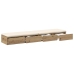 Mesa de Noche Roble Madera 150 x 36.5 x 16.5 cm Mesa de Noche