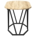 Mesa de café  de roble Sonoma 80x40x40,5 cm de madera de ingeniería y metal