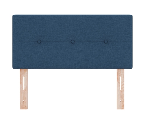 Cabecero  Botonera Tapizado Azul 100 cm Tela