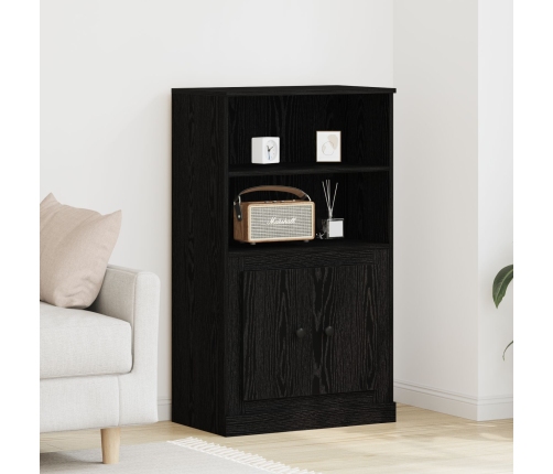 Mueble Alto  Roble Negro 60x35.5x103.5 cm Madera Resistente