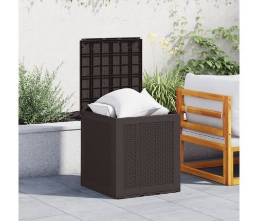 Caja de Almacenamiento Marrón 55x53x57 cm PP