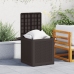 Caja de Almacenamiento Marrón 55x53x57 cm PP