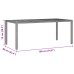 Conjunto de Comedor  4 personas Negro y blanco crema Ratán y acero