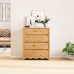 Cajonera  ""DRAMMEN"" 76,5x40x91 cm Madera Sólida de Pino