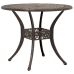 Conjunto de Comedor de Jardín de 5 Piezas  - Bronce Aluminio Fundido