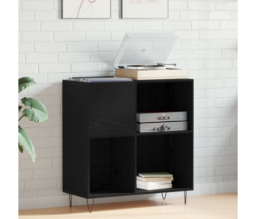 Armario para Registros en Roble Negro 84.5x38x90 cm