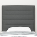 Cabecero  Gris Oscuro Tela 80 cm Rectangular Moderno
