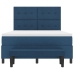 Cama con Somier  con Colchón & Banco Azul 140x190 cm Tela