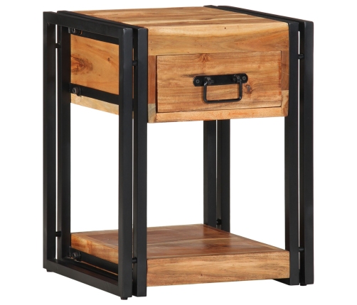 Mesitas de Noche  2 pcs 40x35x50 cm Madera Maciza de Acacia