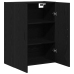 Armario de Pared  Negro Roble 69,5x34x90 cm Madera Elaborada