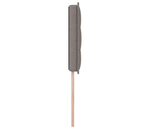 Cabecera de diseño Lines taupe de  100 cm en tela