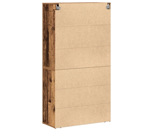 Highboard Madera Envejecida 80x33x150 cm Madera Estratificada