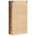 Highboard Madera Envejecida 80x33x150 cm Madera Estratificada