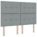 Luz de Cabecera LED Gris Claro 72 cm Tela