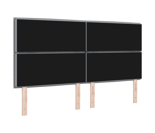 Cabecero Lines Design Gris Claro 180 cm Tela