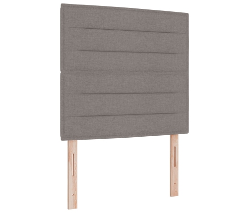 Cabecero  Taupe Tela 80 cm Rectangular Moderno Tapizado