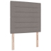 Cabecero  Taupe Tela 80 cm Rectangular Moderno Tapizado