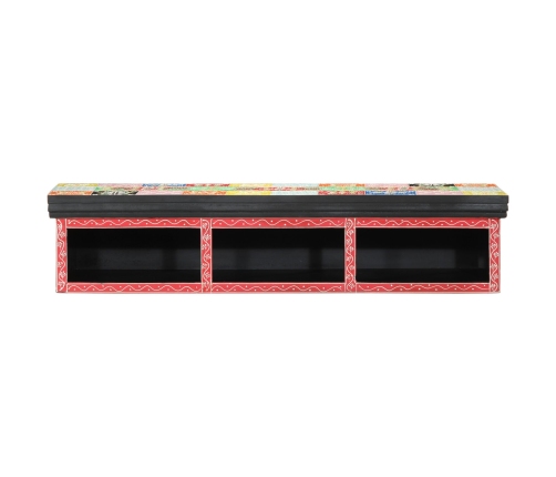 Cabinet de TV Wall Mounted Multicolor 100x30x22cm Madera Ingenerizada