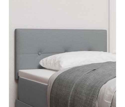 Cabecera  Botones Acolchados Gris Claro 90 cm Tela
