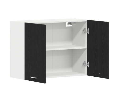 Armario colgante de roble negro  - 80x31x60 cm - Hecho de madera elaborada